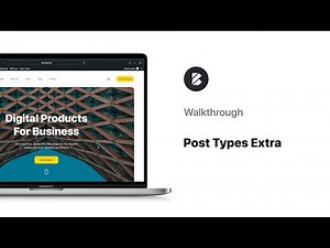 Post Types Extra Extension Walkthrough | Blocksy Premium