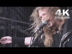 Metallica - "Harverster Of Sorrow" [Donington '91] | Remastered 4K 60FPS
