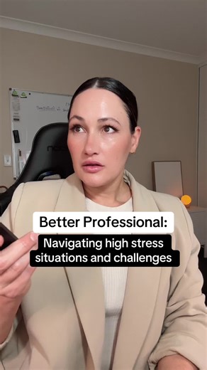 Navigating High Stress Situations and Challenges: Strategies for Better Professional Development