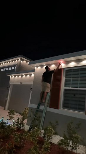 ✨ Smart Permanent Outdoor Holiday Lights 🌈 Transform your home into a year-round celebration! 🏡 With Smartlight, you can design dazzling color patterns or pick from 100 stunning presets to match any mood or occasion. 💫 Let your house shine bright every night — effortlessly smart, endlessly beautiful! 💡 | Aboutwith