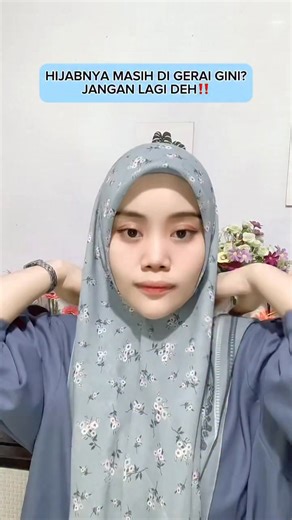 Nurul Muafika on Instagram: "Sesimple ini bisa kalian cobain tutornya | #tutorial #tutorialhijab #tutorialhijabsegiempat #tutorialhijabsimple"