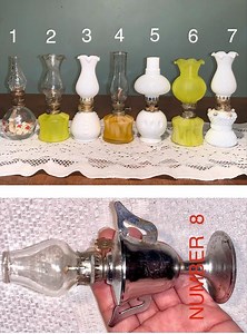 Antique 1920s Different Collection of EIGHT (8) Small RARE Oil Lanterns Approx. 8” Tall-kerosene/lamps/vintage Lighting - Etsy