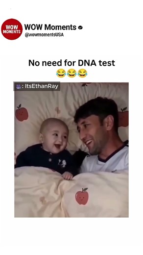 No need for DNA test 🤣