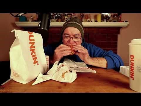 ASMR Early Morning Dunkin Breakfast Whispering