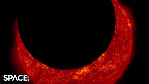 Partial solar eclipse only seen in NASA spacecraft
