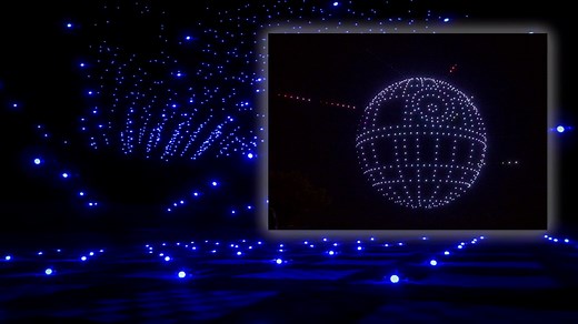 Disney fans 'buzzing' about upcoming seasonal show to feature 800 drones flying over Disney Springs