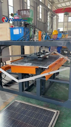 Semi-Automatic PV Panel Deframing Machine | Low-Cost PV Recycling Solution