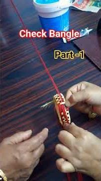 #How to make check thread bangle* How is it? #