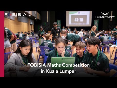 FOBISIA Maths Competition in Kuala Lumpur
