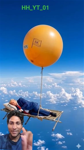 Helium Balloon Chaos| 😯 Trump Flying Away, Modi FiresRocket & Khamenei Cave Trap!