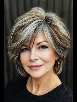 Short Hair styles for women over 60// trending 2026