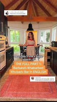 HERE IT IS! The FULL PART 1 of Barbara’s Rhabarber/Rhubarb Bar in English #barbara #rhubarb