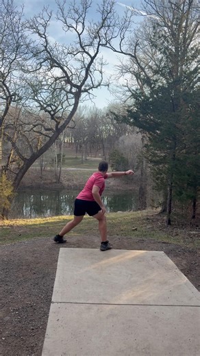 Beautiful hole 18’s tee shot at Black Hoof DGC! #discgolf #staynegative #route66discs #frisbeegolf
