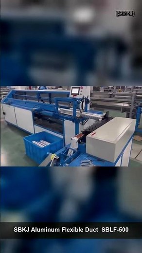 How aluminium flex duct is made | #Shorts
