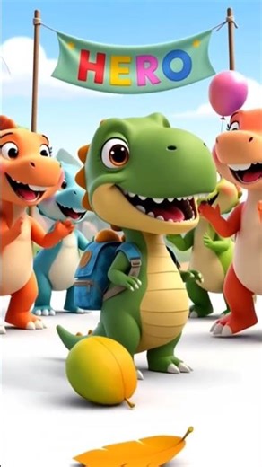 Tiny Rex the Brave T-Rex #3danimation #bedtimestory #dinosaurs #dino #dinosaur #dinosaurus
