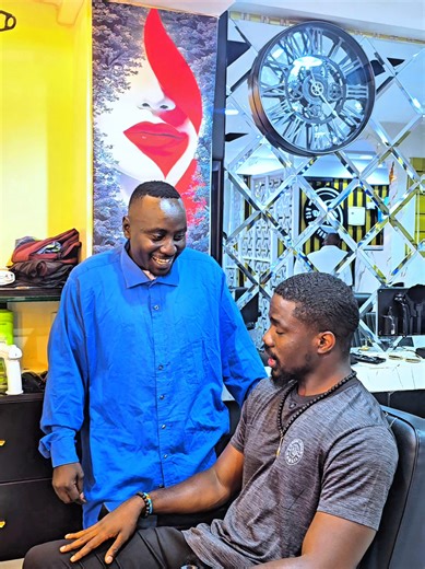 Exodus Amepata kazi kwa Barbershop @Jean-Daniel Balika @BlispaBarbershop&Spa