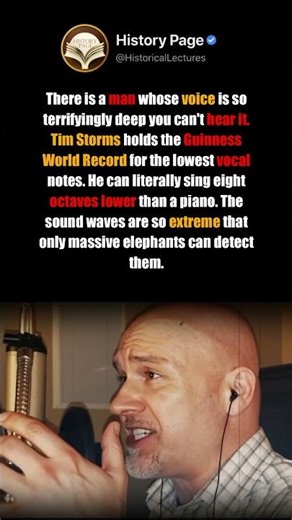 Tim Storms: The Man Whose Voice Elephants Can Hear!