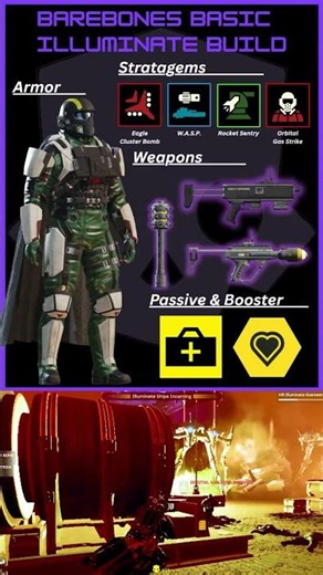 B.B.B. Basic Barebones Build! 💀 #gaming #helldivers2 #videogames