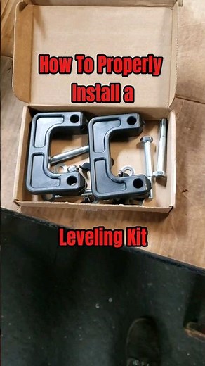 Proper Leveling Kit Installation 😉 #truck #mechanic