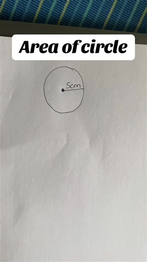 Area of circle #math #areaofcircle #csecmath