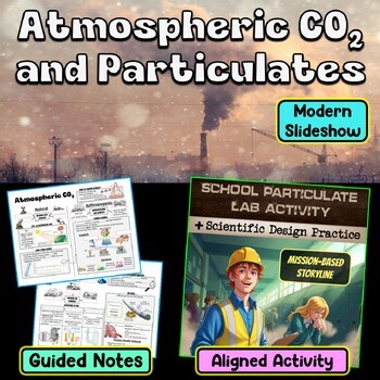 Atmospheric Carbon Dioxide & Particulates PowerPoint Lesson Bundle | APES
