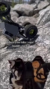 When you take your buddy rock crawling for the first time… 😬 #RC #rccrawler #rccar #scx30