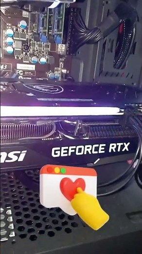 how to properly install a video card on the motherboard, how to do it, video card, #shorts