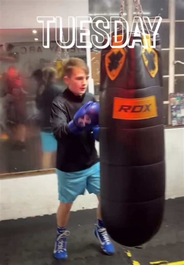 Intense Boxing Training with Heavy Bag Work
