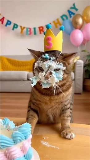 Birthday Cat, Happy Cat?