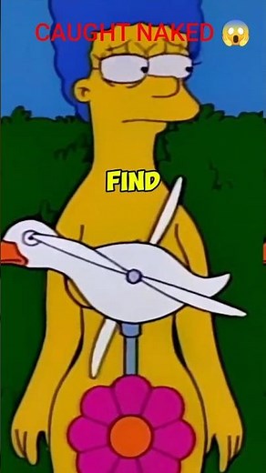 What if The Simpsons got caught naked #simpsons #funny #couple