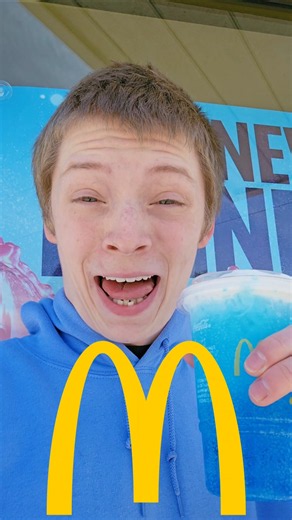 McDonald’s NEW Sprite Berry Blast got me acting DIFFERENT 💙🥶 #mcdonalds #sprite #fastfood #viral