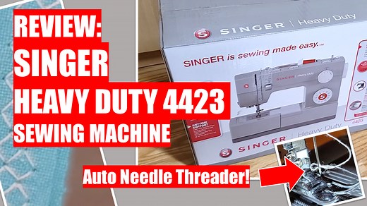 Watch REVIEW&colon; SINGER 4423 Heavy Duty Sewing Machine on Amazon Live