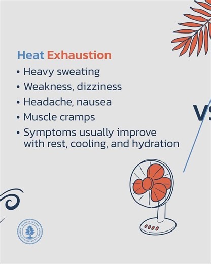 Heat exhaustion and heat stroke