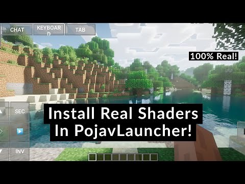 How To Install Real Shaders In PojavLauncher 2021! (Minecraft Java Edition On Android)