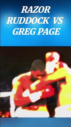 🔥 Donovan Ruddock vs Greg Page – Brutal Heavyweight Collision! #boxingworkout #boxinghighlight