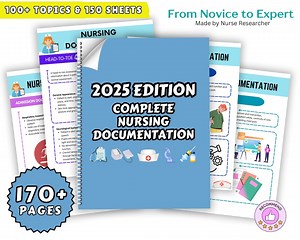 Nursing Documentation Template for Nursing Student Documentation Guide for New Grad Nurse Charting Guide for Nursing Student 200  Topics PDF - Etsy UK