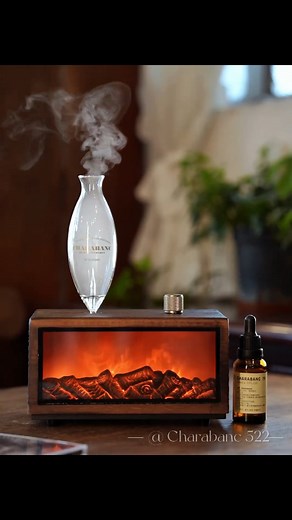 Bring warmth and relaxation to your home this winter with Charabanc Aroma Diffuser’s Winter Edition! ❄️🕯️ Featuring a fireplace animation, it creates a peaceful ambiance while you unwind. Don’t wait — this limited edition is only available for a short time! #charabancaroma | Charabanc Aroma London