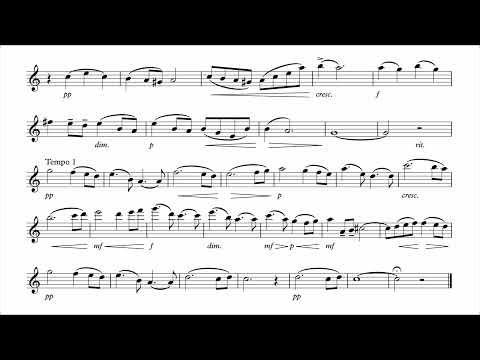 Flute Play-Along - Meditation from 4 Short Pieces - Frank Bridge