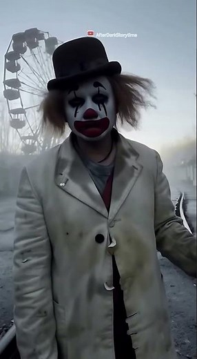 What’s Lurking by the Ferris Wheel? 🎈🤡 Glitchy Clown Horror Short! 🌙✨