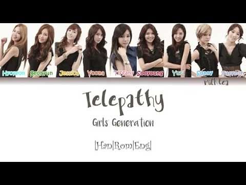 GIRLS’ GENERATION (소녀시대) SNSD - 텔레파시 (TELEPATHY) Lyrics Color Coded |Han|Rom|Eng|