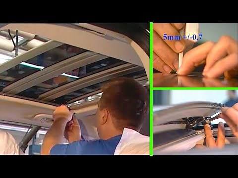 Mercedes-Benz W169 & W245: Removing and installing the louvered sunroof - Instructions