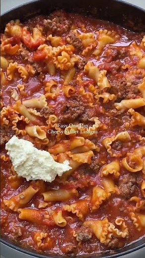 Easy Stovetop Skillet Lasagna