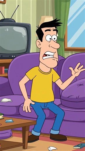 TV Remote missing 😄🤣#funny #animation #entertainment #shorts #shortsfeed