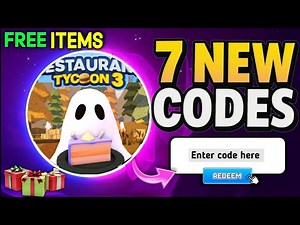 ⚠️NEW CODES⚠️ RESTAURANT TYCOON 3 CODES IN OCTOBER 2025 - ROBLOX RESTAURANT TYCOON 3 CODES
