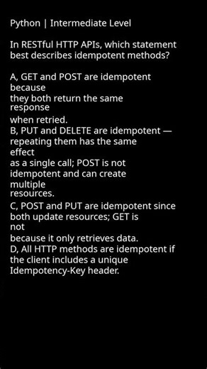 What's up with RESTful HTTP APIs and Idempotence #ProgrammingHelp #DebuggingServices #WebDevelopment
