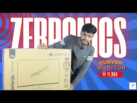Zebronics 32 Inch Curved Monitor | 165 Hz | Full HD | Complete Review 😮