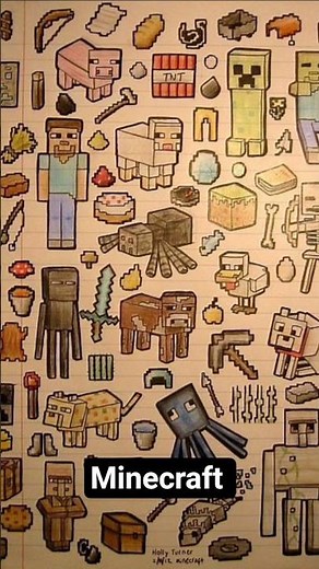 minecraft drawing #beats #music #minecraft