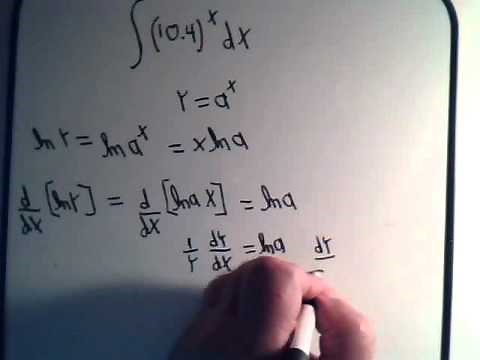 Integration With Variable Exponent Example 1