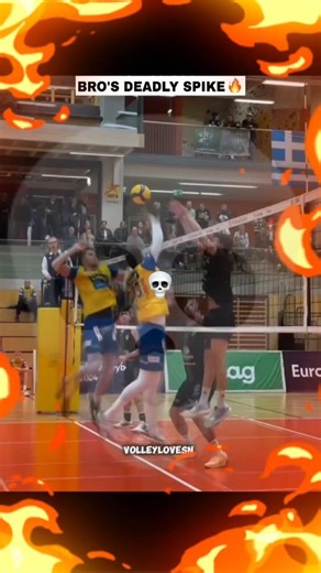 Deadly middle spike 🔥🚀 #middle #volleyball #sports