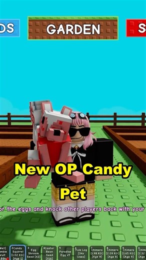 Candy Squirrel is OP #growagarden #roblox